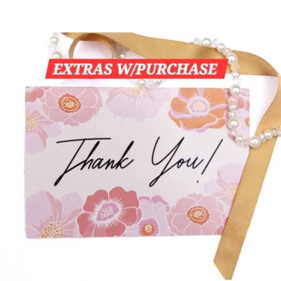 Shipping Supplies Other - 25ct. 4x6 Thank You Cards, Bonus: 3 Random Polymailers ✨️PRICE FIRM✨️